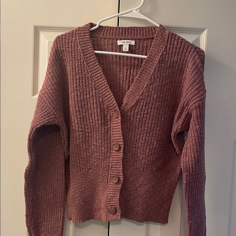 Nine West Women's Dusty Rose Cardigan